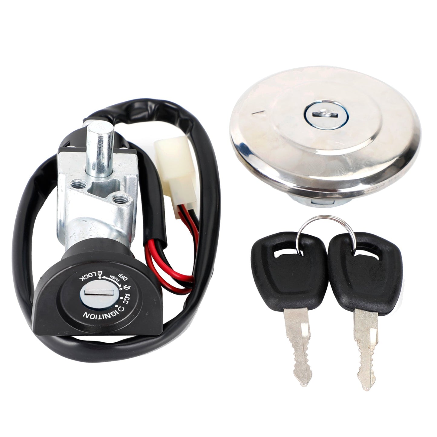 Zündschalter Fuel Tank Cap Lock Set-Taste für Straße XG500 XG750 XG750A 14-20 Generika