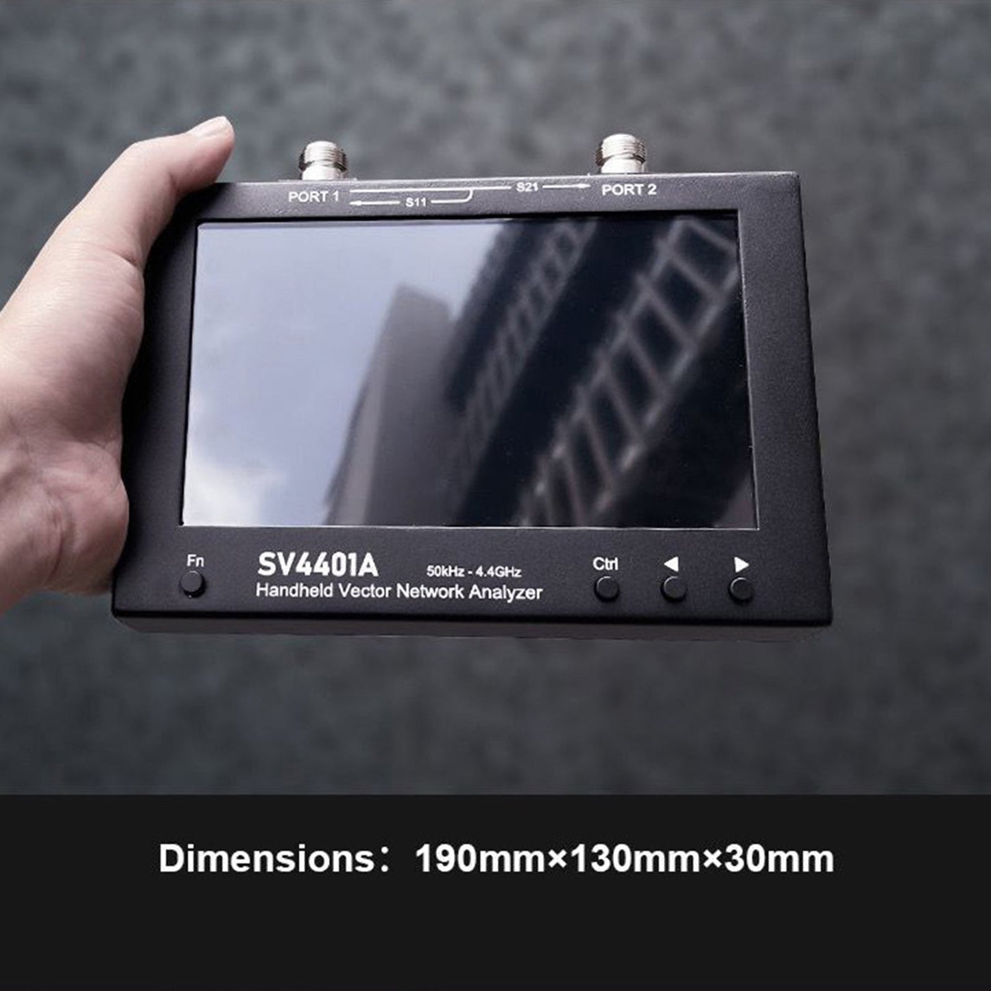 SV4401A 50 kHz-4,4 GHz Vektornetzwerk-Vektoranalysator 100 dB dynamischer NanoVNA