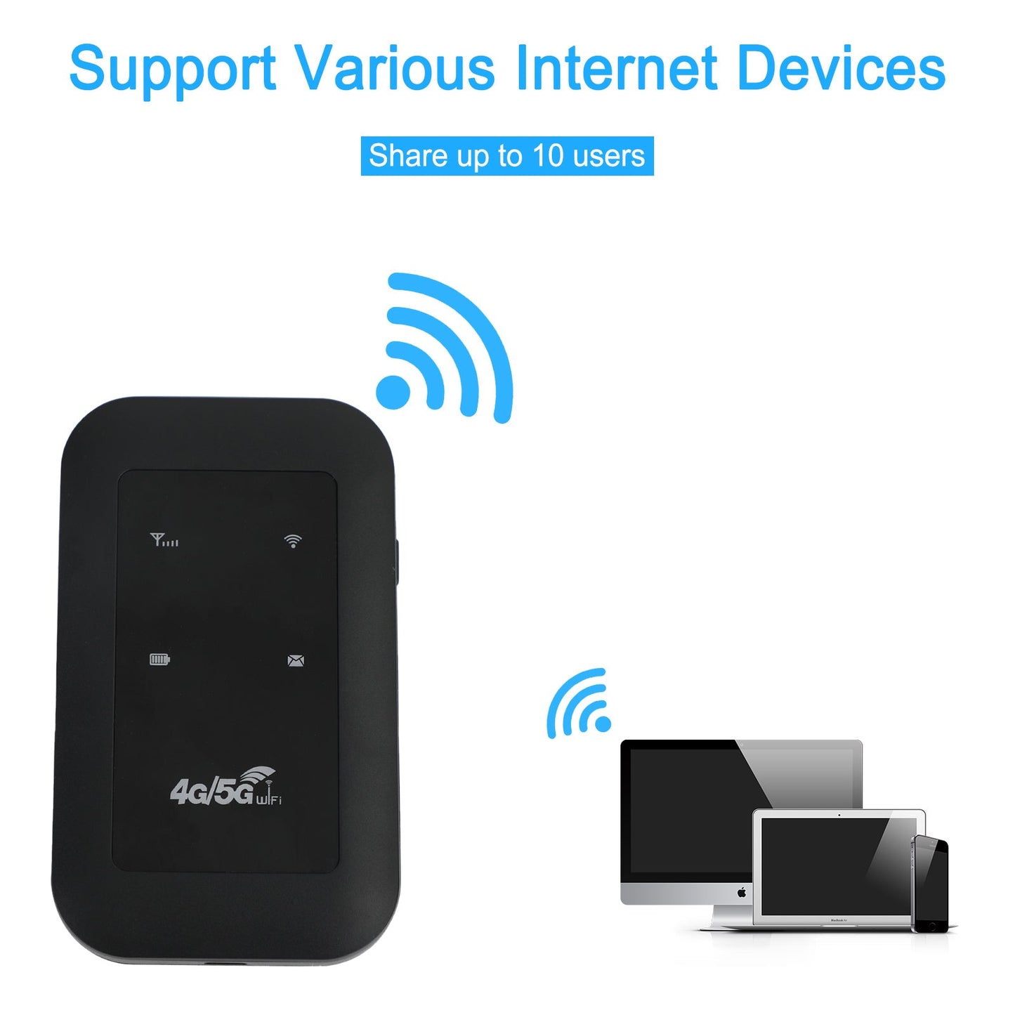 H806 4G LTE UMTS WCDMA Hotspot Routeur sans fil WiFi Modem haut débit mobile