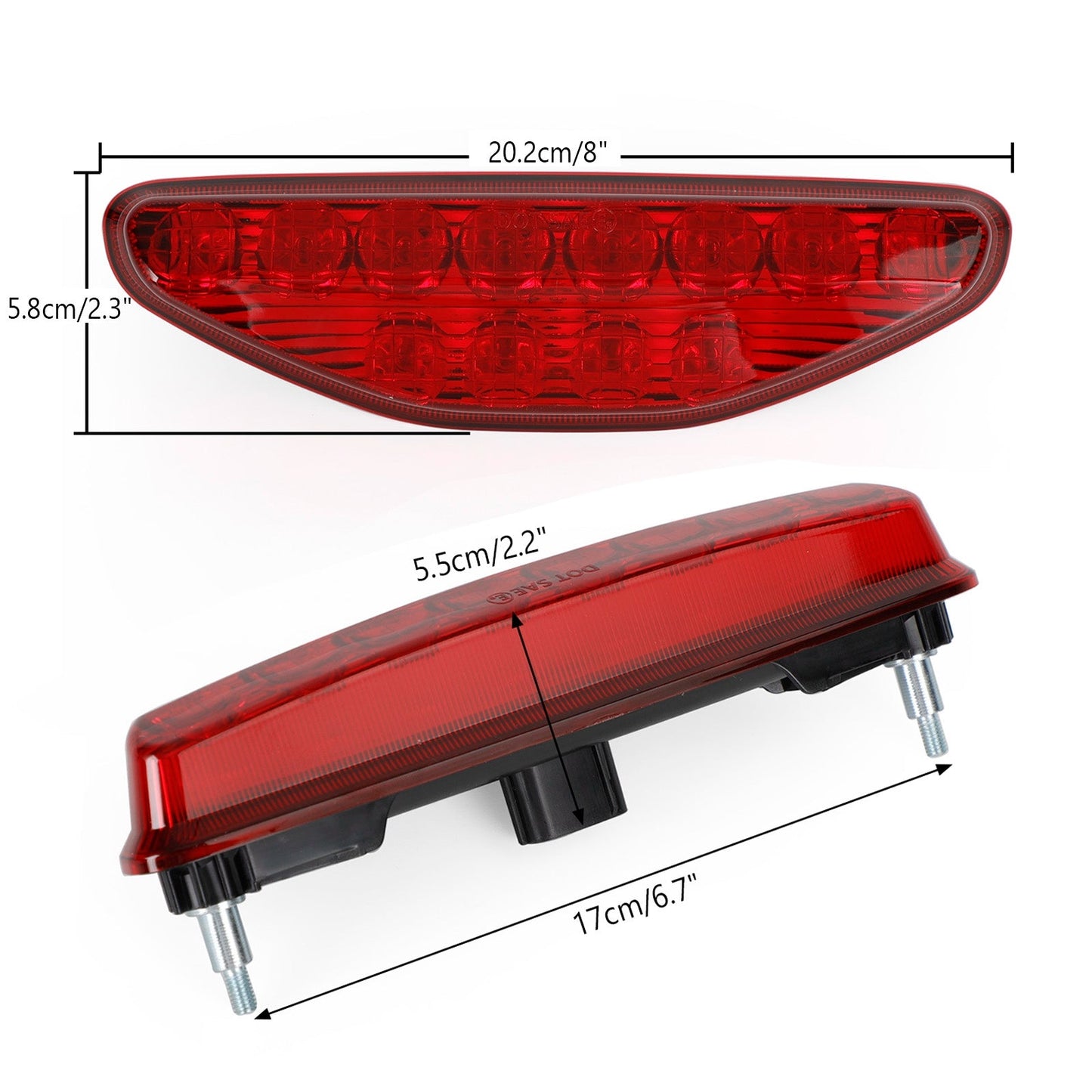 Feu arrière LED feu arrière pour Honda TRX450R &amp; TRX450ER 2006-2014 générique