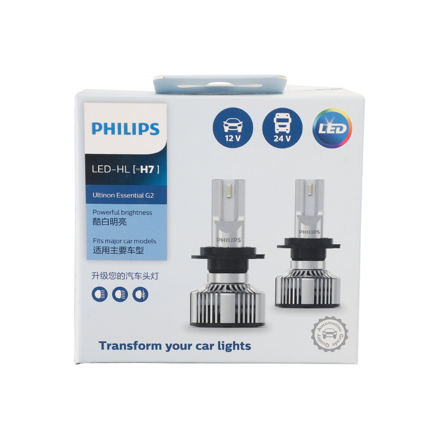 Pour Philips 11972UE2X2 Ultinon Essential G2 phare LED H7 20W PX26D 6500K
