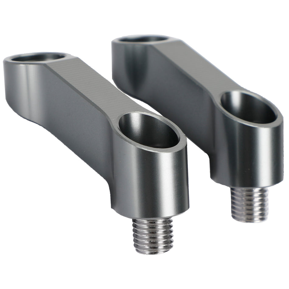 Spiegelstammverl?ngerung/Extender 10 mm Titan für Yamaha MT-07 Tracer 700 16-21 Generisches