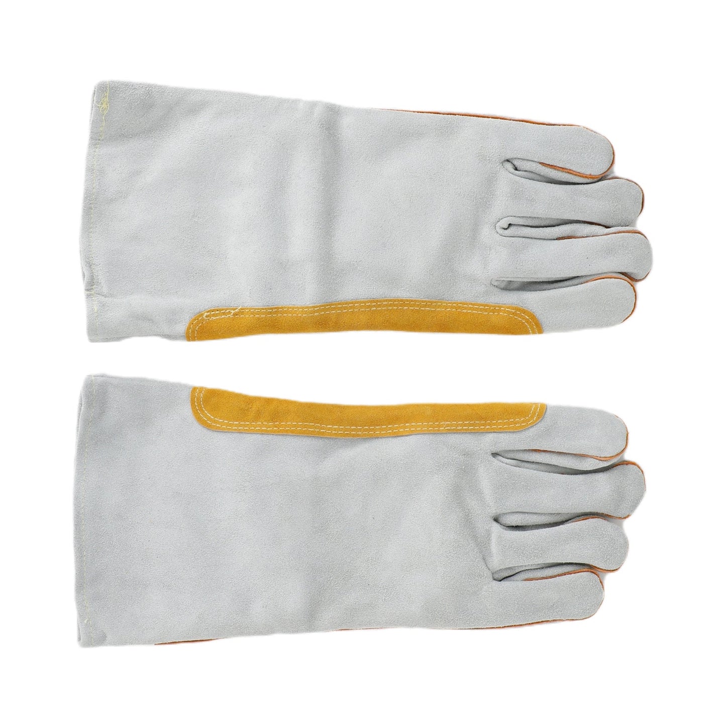 Gants de soudage en cuir de 14 pouces pour soudeur Tig/Mig/BBQ/Stick résistant à la chaleur