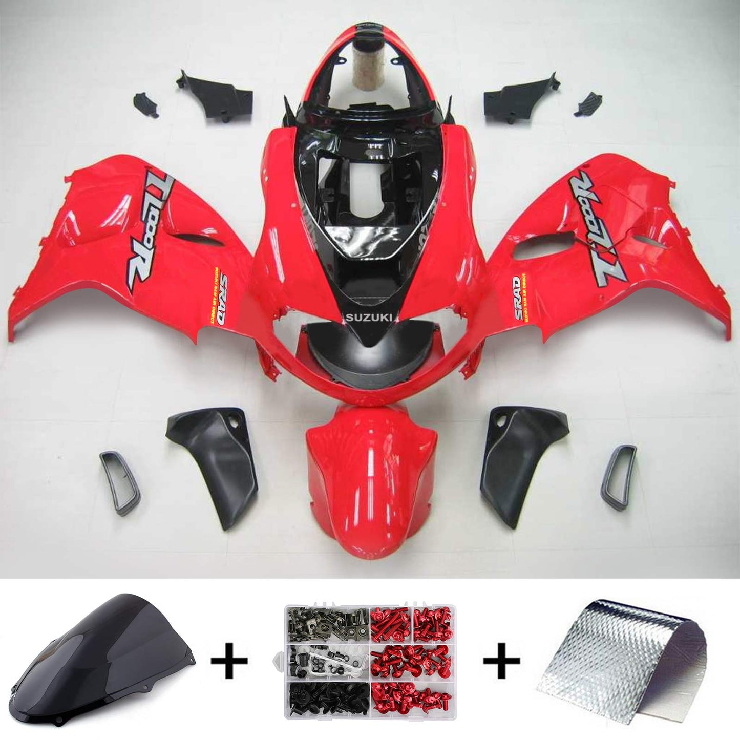 Amotopart Suzuki TL1000R 1998-2003 Verkleidungskit Karosserie Plastikabs ABS