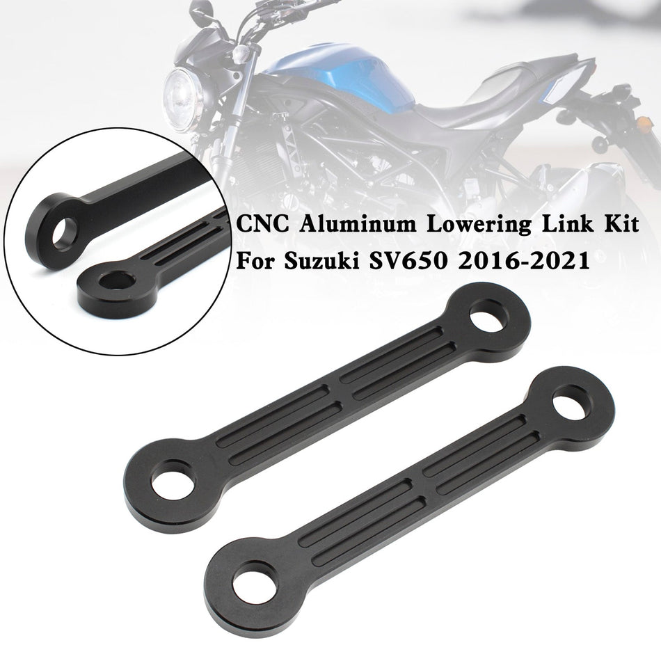 Kit d'abaissement CNC en aluminium 25 mm Suzuki SV650 2016-2021