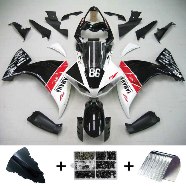 Injektionsverkaufskit Karosserie Kunststoff ABS fit für Yamaha YZF 1000 R1 2009-2011