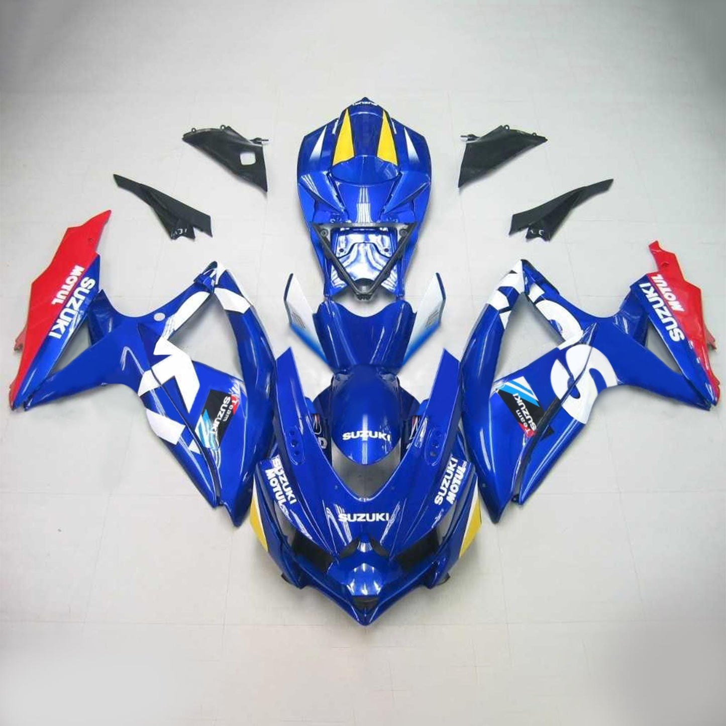 Amotopart Suzuki GSXR 600/750 2008-2010 Verkleidungskit Karosserie Kunststoff ABS K8