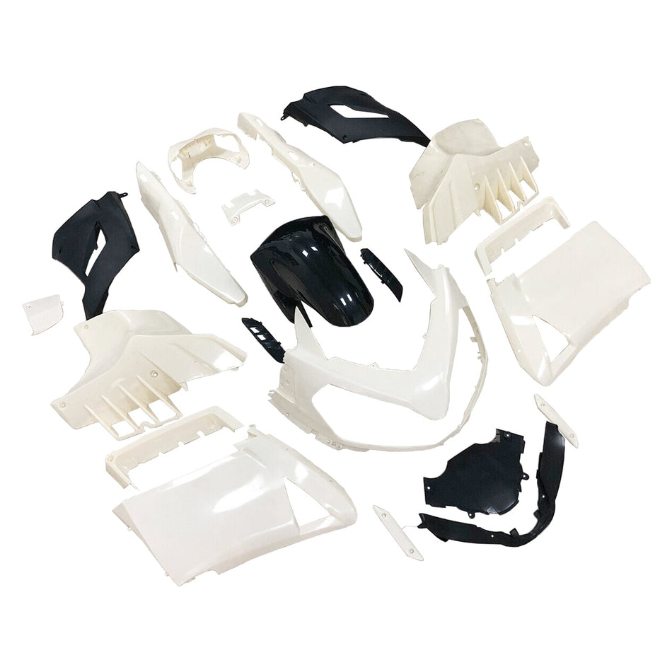 Amotopart Kawasaki GTR1400 ZG1400 2007-2009 Verkleidung Spritzguss unlackiert