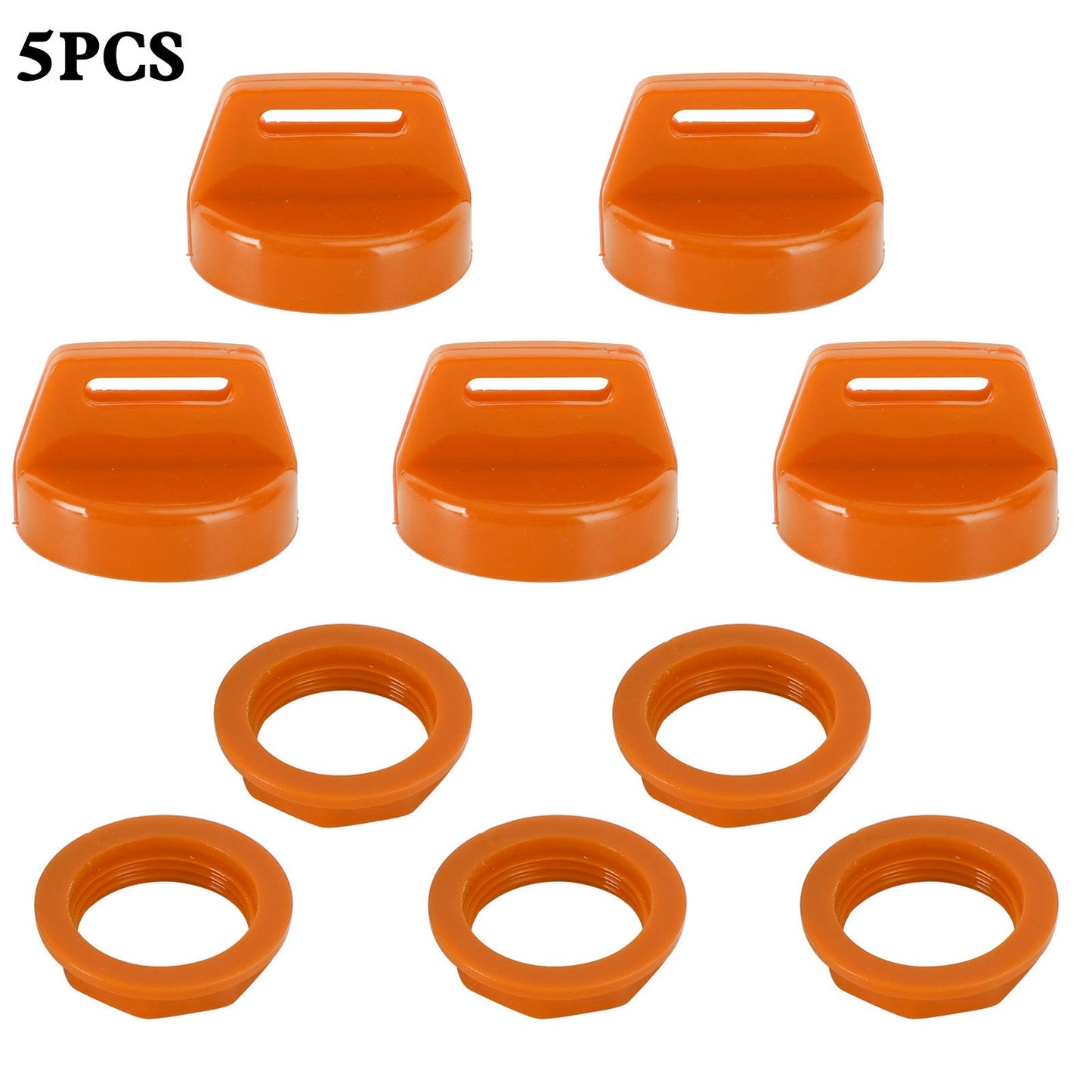 Polaris Ranger 400 500 570 800 900 1000 5433534 5 Stück Schlüsselschalterabdeckung Orange