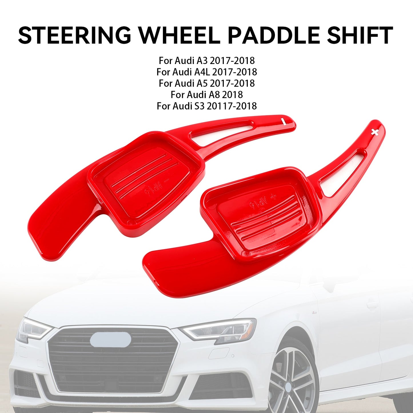 Steering Wheel Shift Paddle Shifter Extension Fit Audi A3 A5 A8 S3 S5