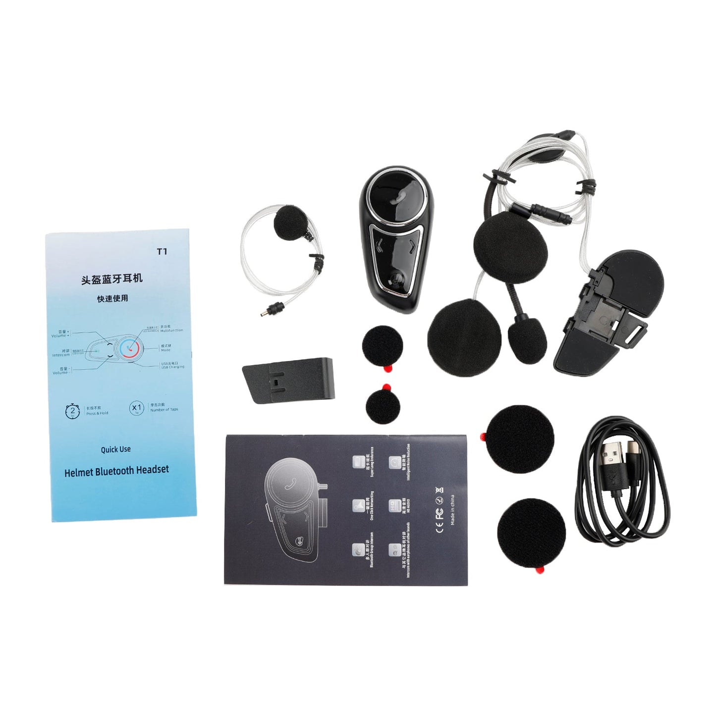 T1 Wireless Helm Bluetooth V5.0 Headset Kopfh?rer Kopfh?rer