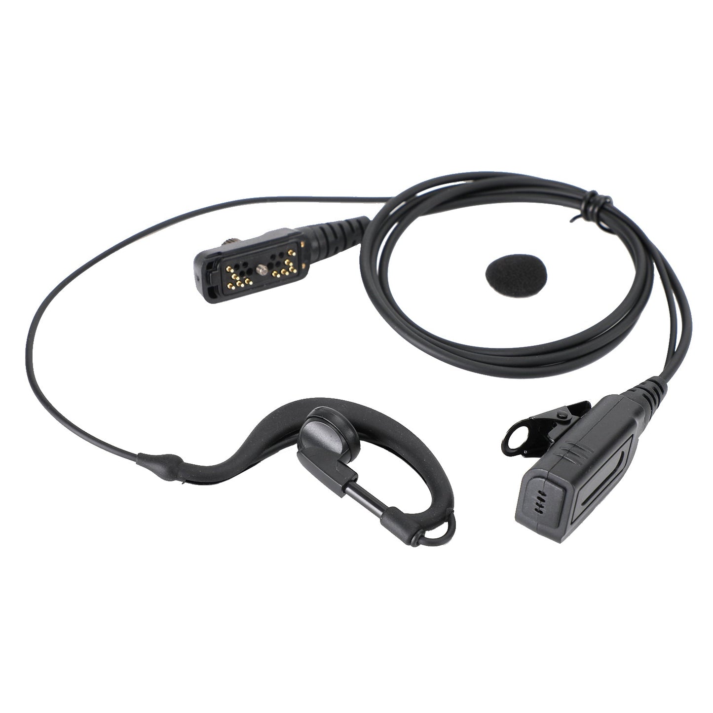 Headset Oval PTT in einem Walkie-Talkie für HYT PD752 PD782 PD785 PD785G PT580H