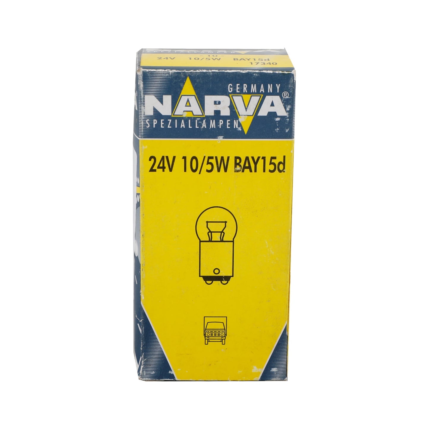 10x für NARVA 17340 Kfz-Zusatzbirnen P10/5W 24V 10/5W BAY15d