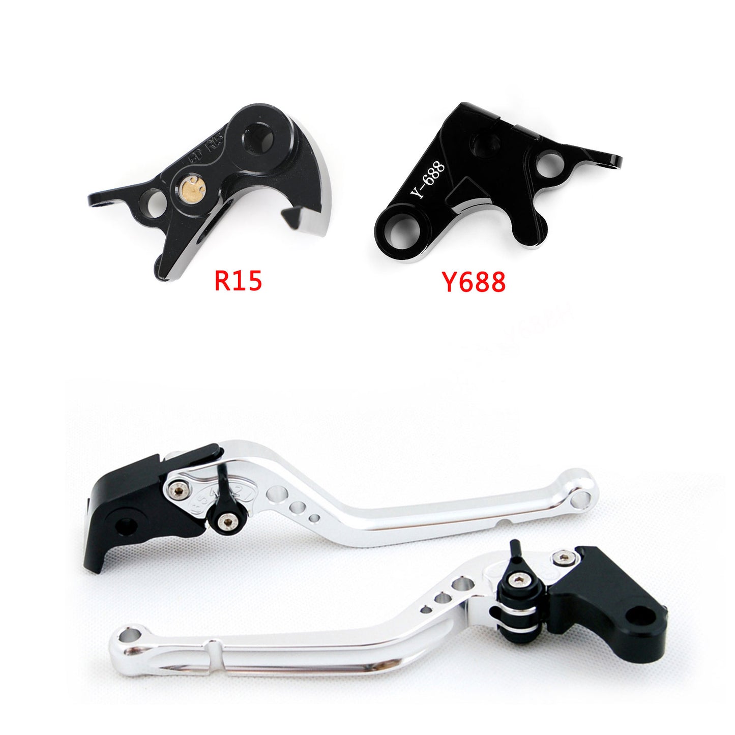 Levier d'embrayage de frein Long pour Yamaha YZF R1/R1M/R1S 2015-2021 YZF R6 2017-2020