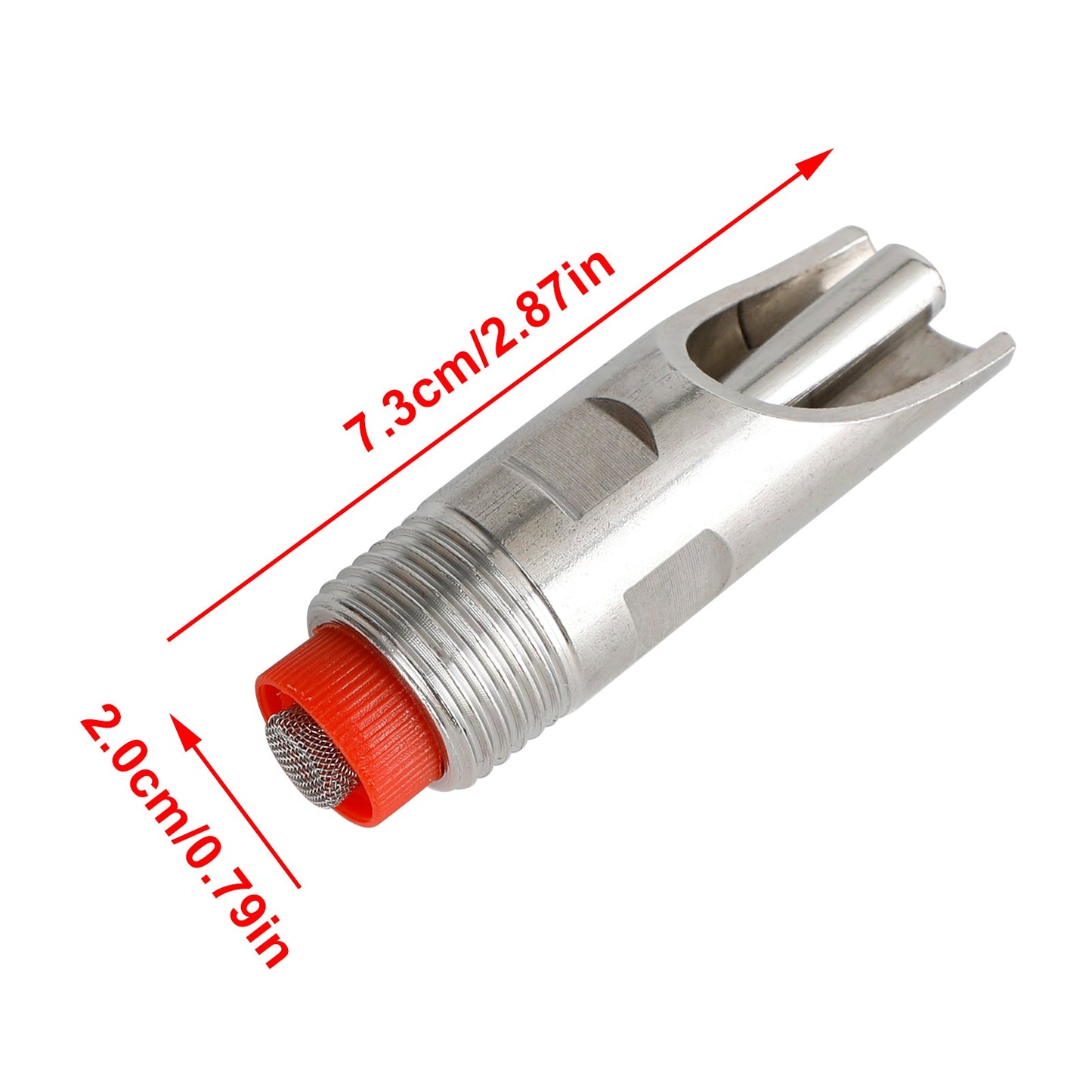 10 Stück Edelstahl-Tr?nke-Tr?nken-Werkzeuge 1/2" NPT-Gewinde Pig Hog Automatic Fedex Express