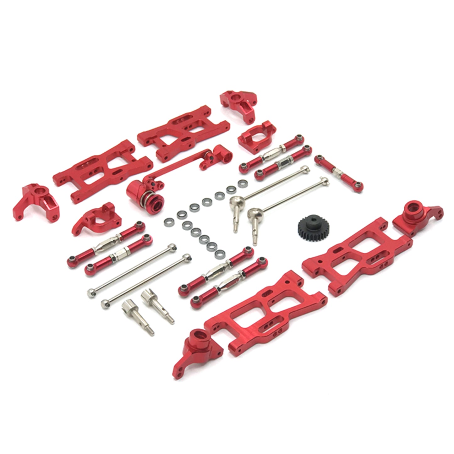 12Pcs Upgrade RC Teile Kit Für Wltoys 144001 144002 124016 124017 124018 124019