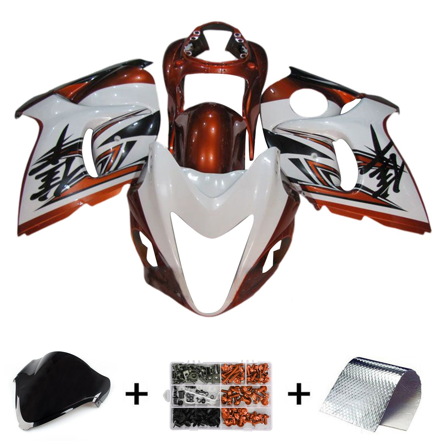 2008–2020 Suzuki Hayabusa GSX1300R Einspritzverkleidungs-Set, Karosserie, Kunststoff, ABS