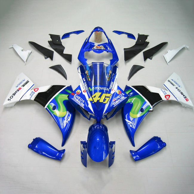 Injektionsverkaufskit Karosserie Kunststoff ABS fit für Yamaha YZF 1000 R1 2009-2011