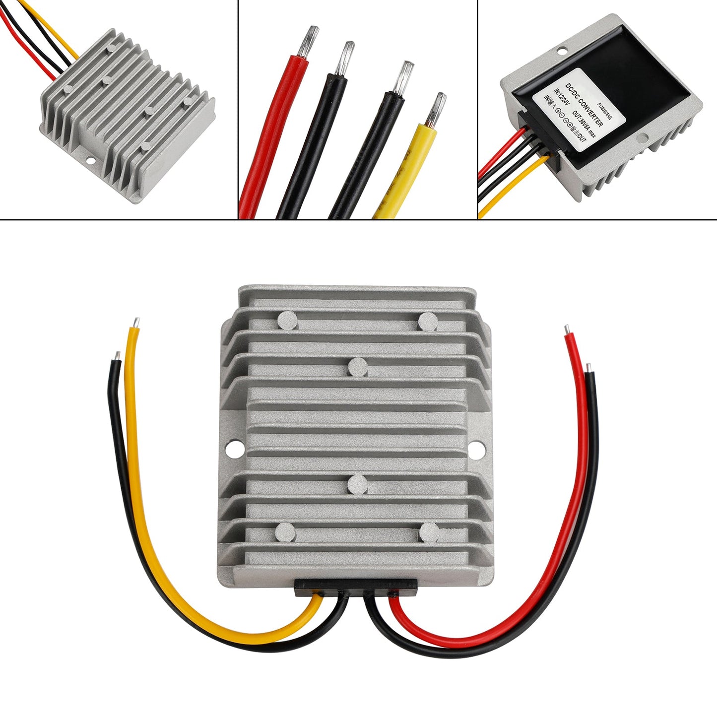 DC-DC 12/24V-36V 6A 216W Step Up Auto Netzteil Konverter Regler Wasserdicht