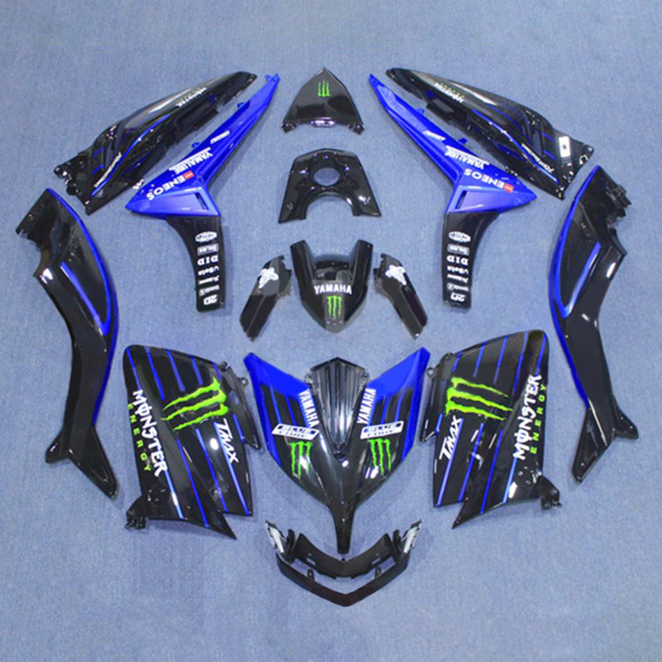 Amotopart Verkleidungsset f¨1r Yamaha T-Max TMAX530 2015¨C2016, Karosserie, ABS