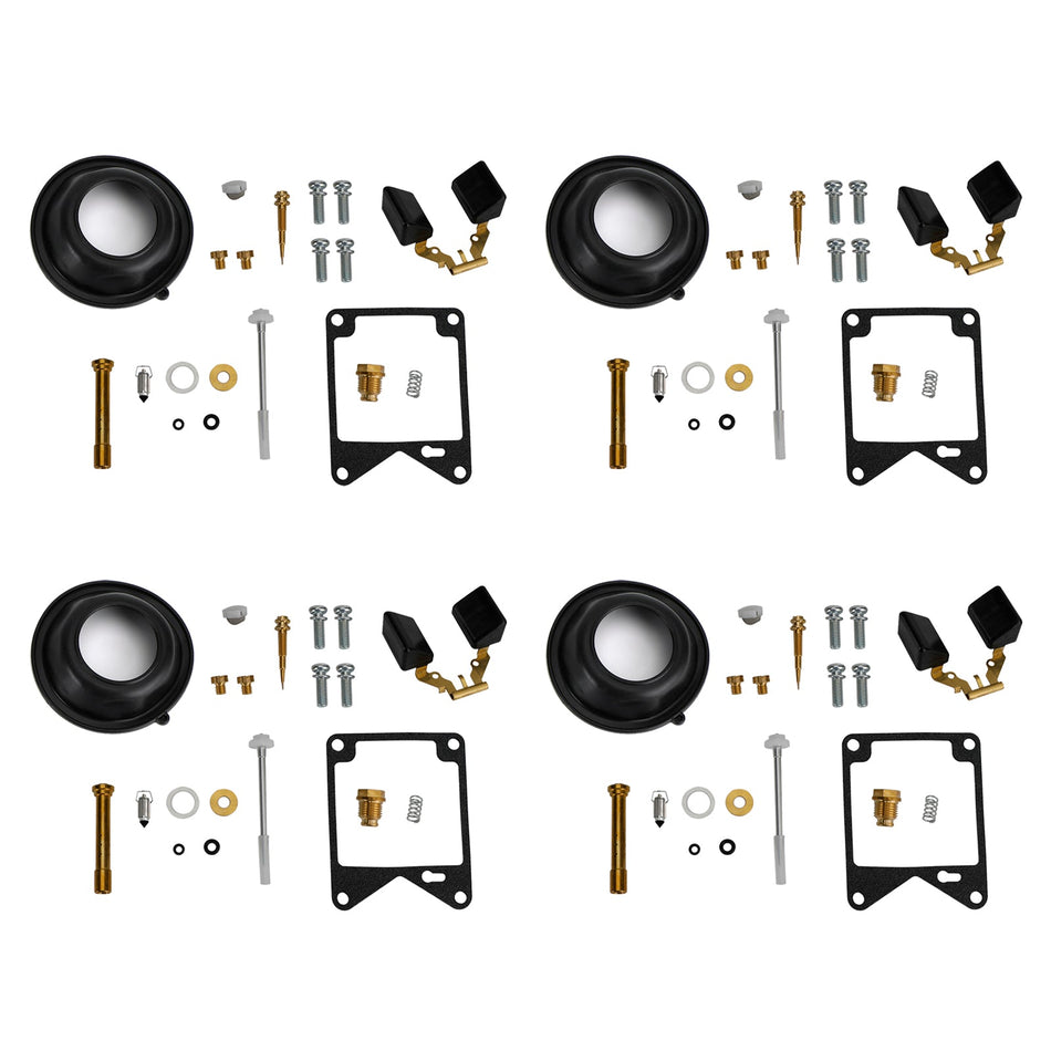 4X 1981-1983 Yamaha Virago 750 XV750 Kit de réparation de reconstruction de carburateur