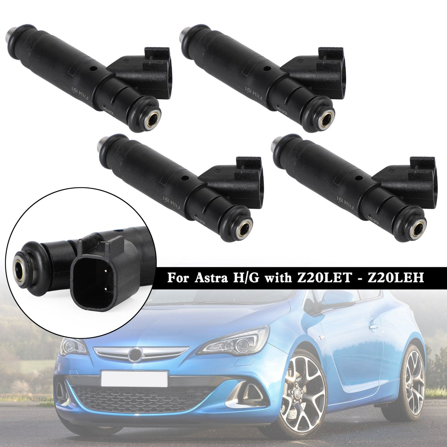 Vauxhall VXR Z20LEH Z20LET GSI ASTRA Fit Opel 630CC 4PCS Einspritzdüsen