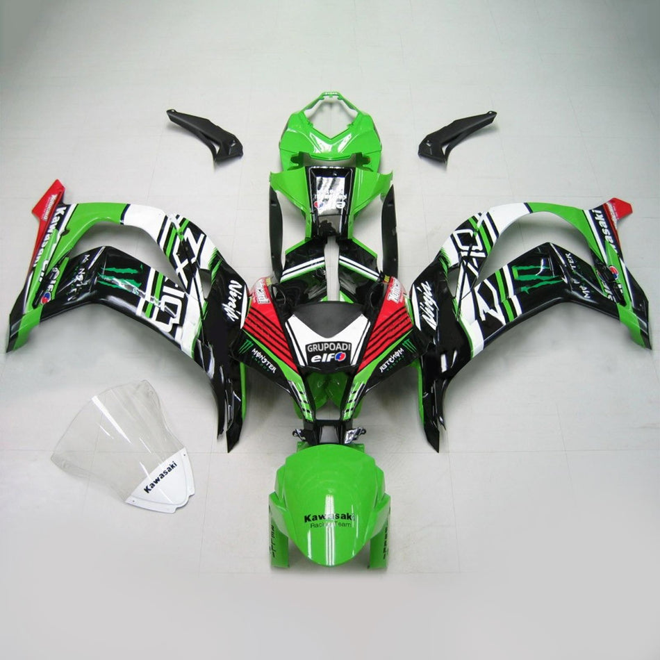Amotopart Kawasaki ZX-10R ZX10R 2021-2023 Verkleidungskit Karosserie ABS
