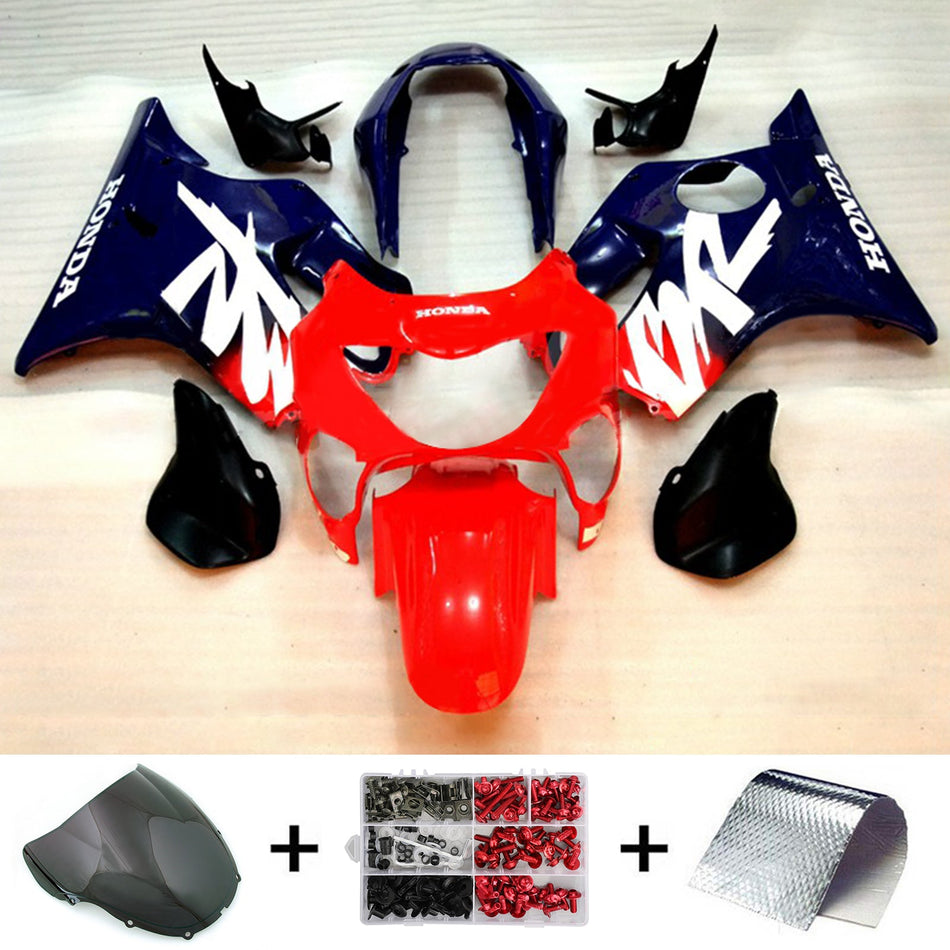 Amotopart Honda CBR600 F4 1999–2000 Verkleidungsset, Karosserie, Kunststoff, ABS