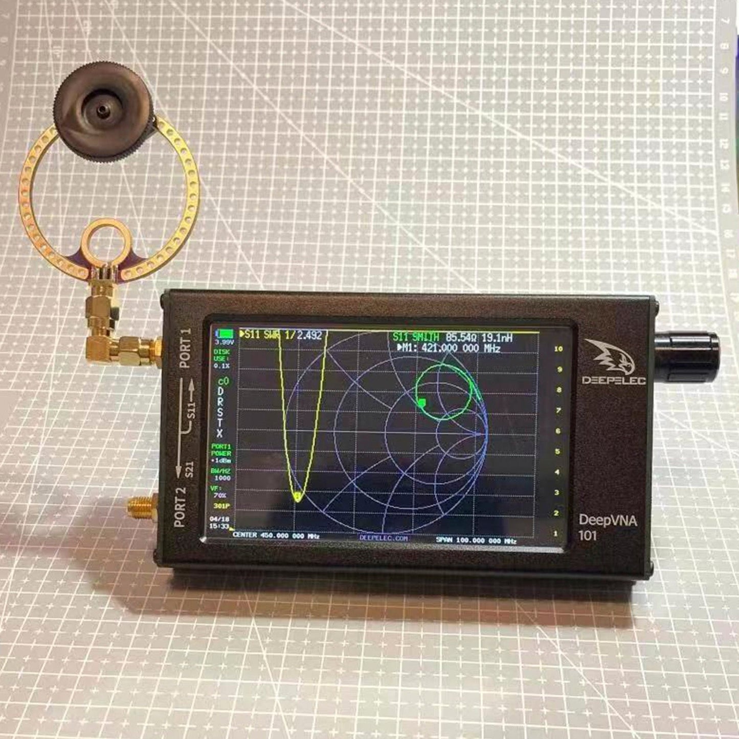 2x Donut VHF UHF FM Mini-Loop-Antenne für HFDY Malahiteam DSP DSP2 Radioempf?nger