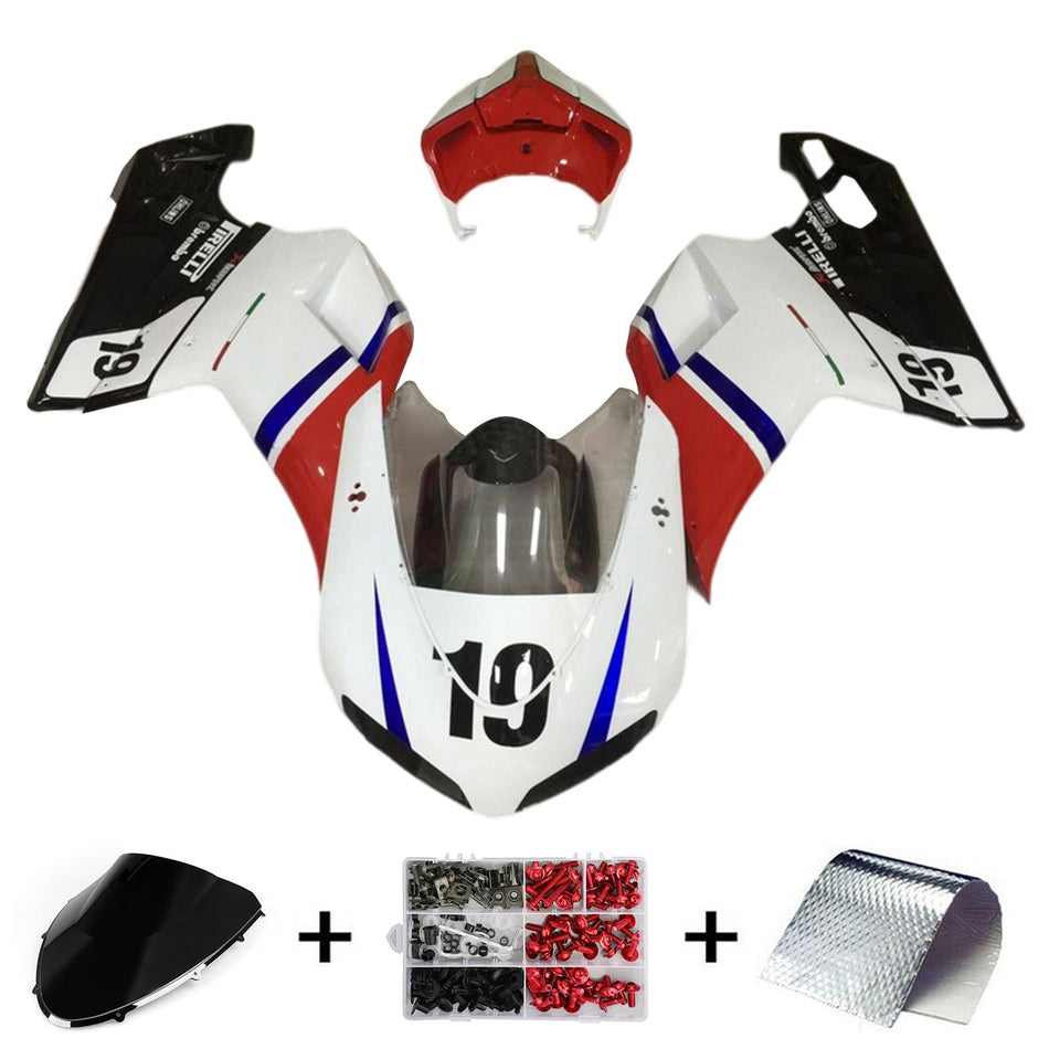 Verkleidungsset für Ducati 1098 1198 848 2007–2011, Karosserie, ABS