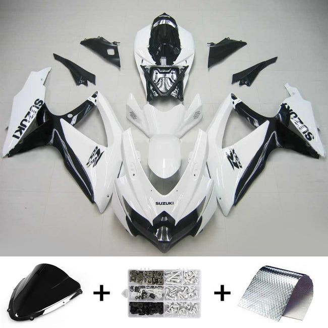 Amotopart Suzuki GSXR 600/750 2008-2010 Verkleidungskit Karosserie Kunststoff ABS K8