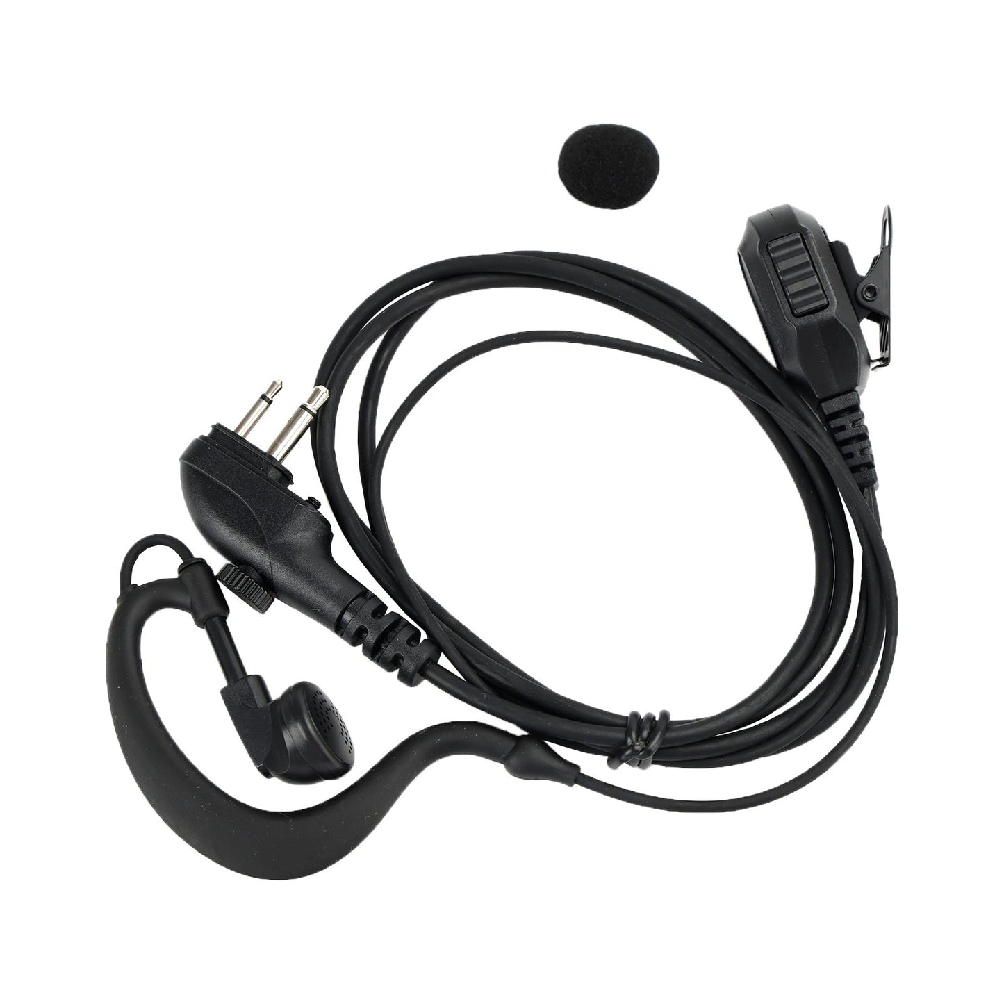 Headset Oval PTT in einem Walkie-Talkie für HTY TC-600 TC-610 TC-620 TC-618 TC-700