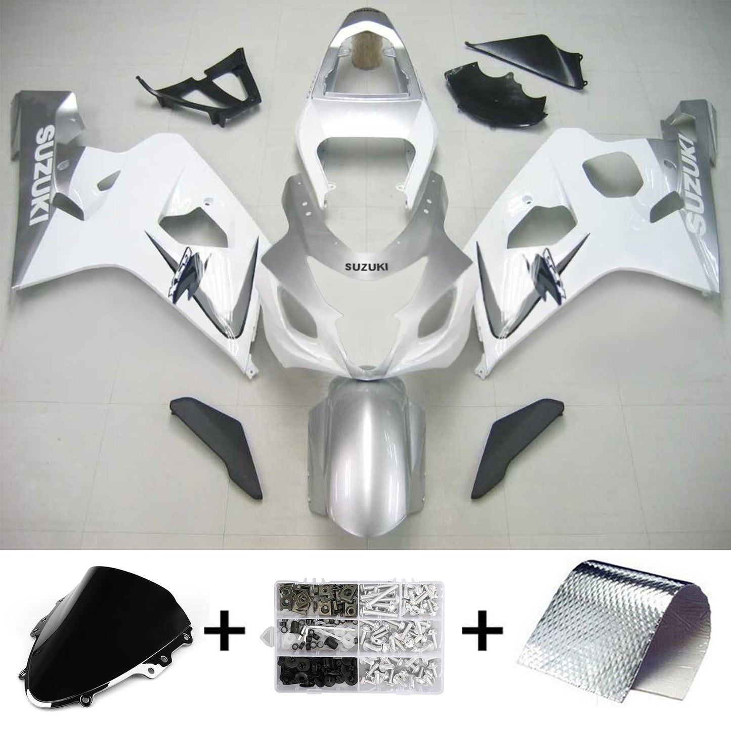 Amotopart Suzuki GSXR 600/750 2004-2005 Verkleidungskit Karosserie Plastik