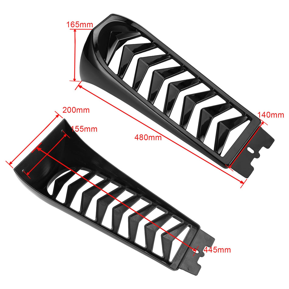 Frontspoiler Intere Kühlerabdeckung für Softail Breakout Fat Bob 2018-2022 Generikum