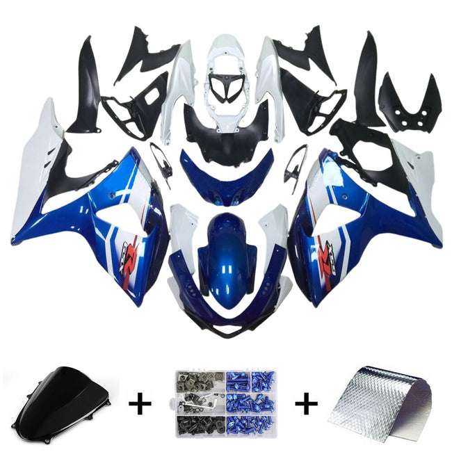 2009–2016 Suzuki GSXR1000 K9 Einspritzverkleidungs-Set, Karosserie, Kunststoff, ABS