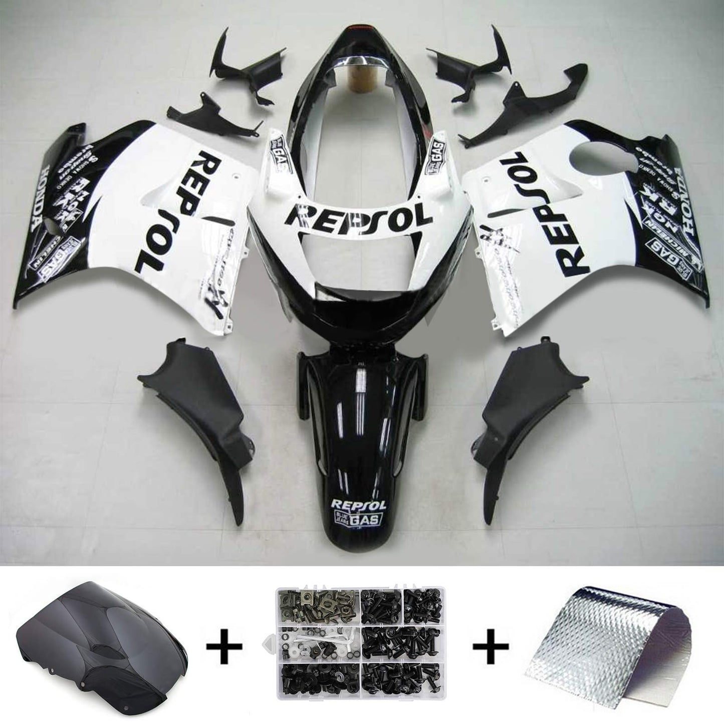 Kit de carénage Amotopart Honda CBR1100XX Superblackbird 1996-2007