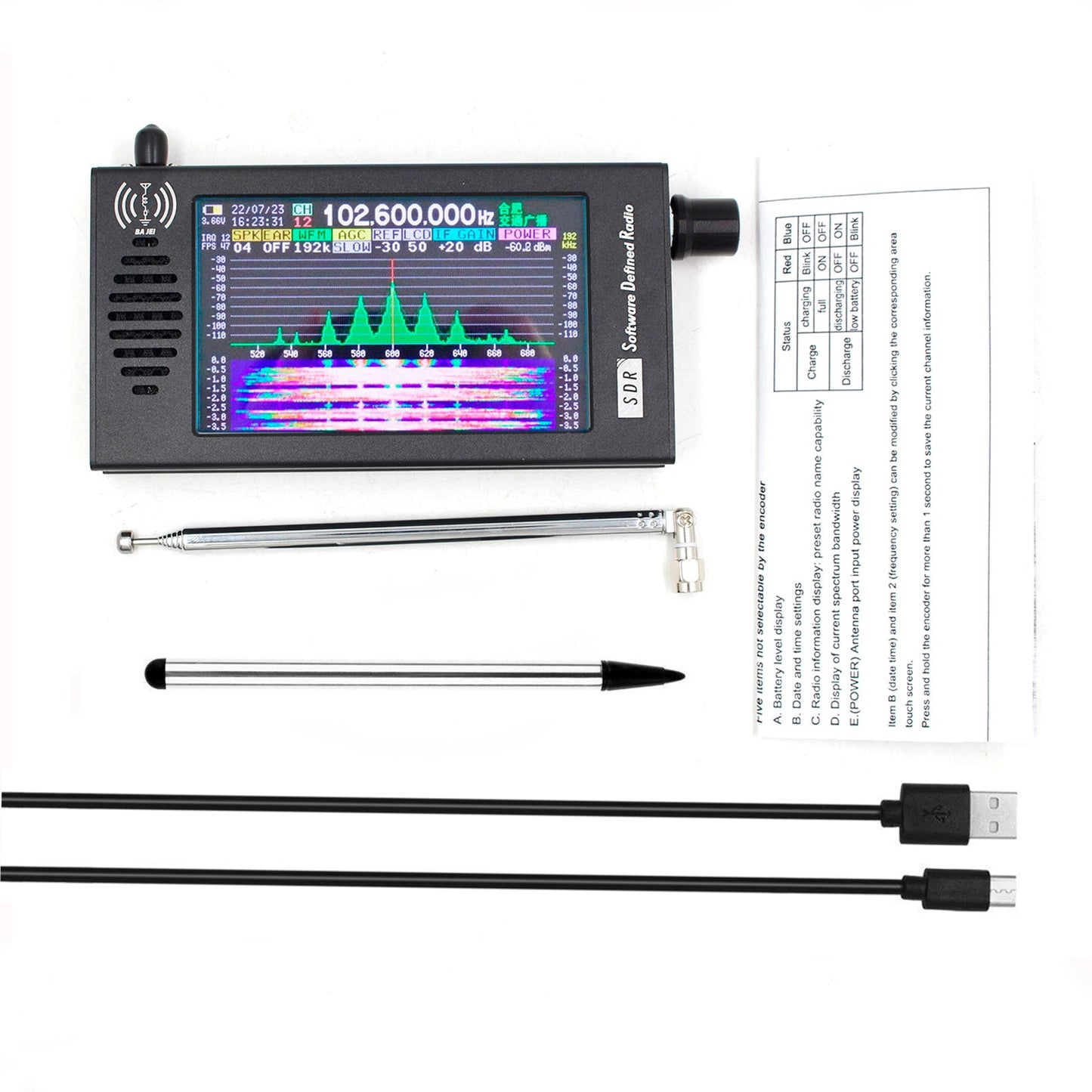 SDR Radio DSP Digitale Demodulation Kurzwelle FM MW SSB CW Amateurfunkempf?nger