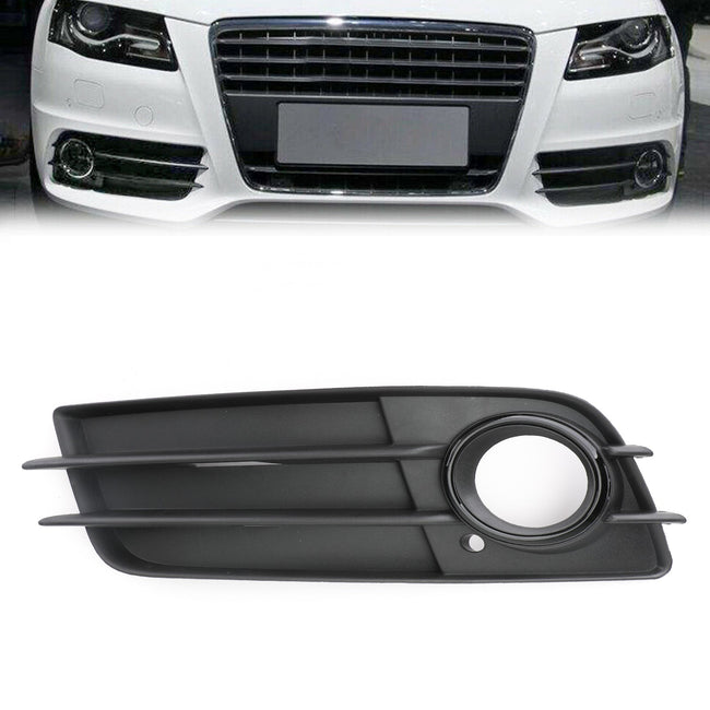 Pare-chocs S Line de calandre antibrouillard noir mat côté gauche pour Audi A4 B8 2008-2012 générique