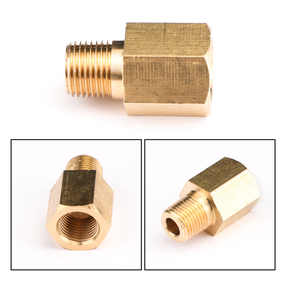 1/8 NPT femelle à 1/8 BSPT mâle adaptateur jauge capteur fileté adaptateur de pression d'huile