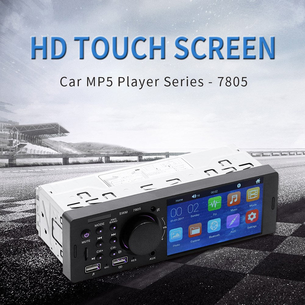 4,1 "Auto MP5 Player 1Din Touchscreen Audio Video Bluetooth FM Radio + Kamera
