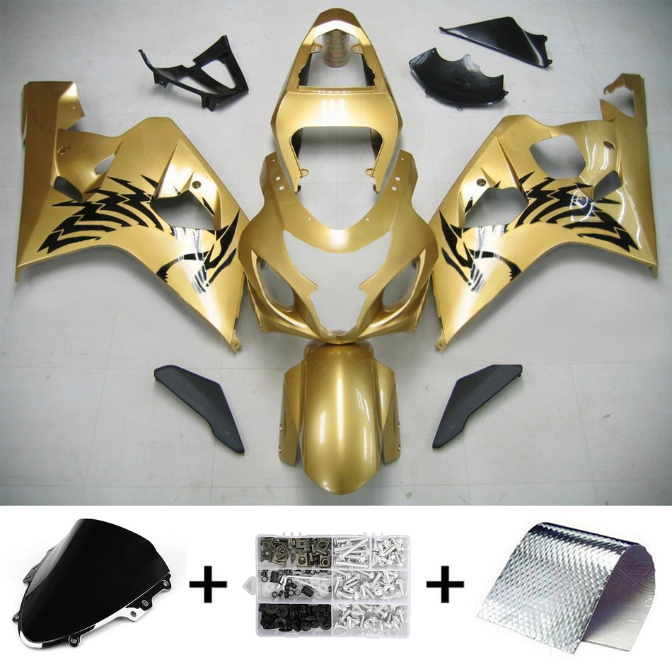 Amotopart Suzuki GSXR 600/750 2004-2005 Kit de carénage Corps Plastique
