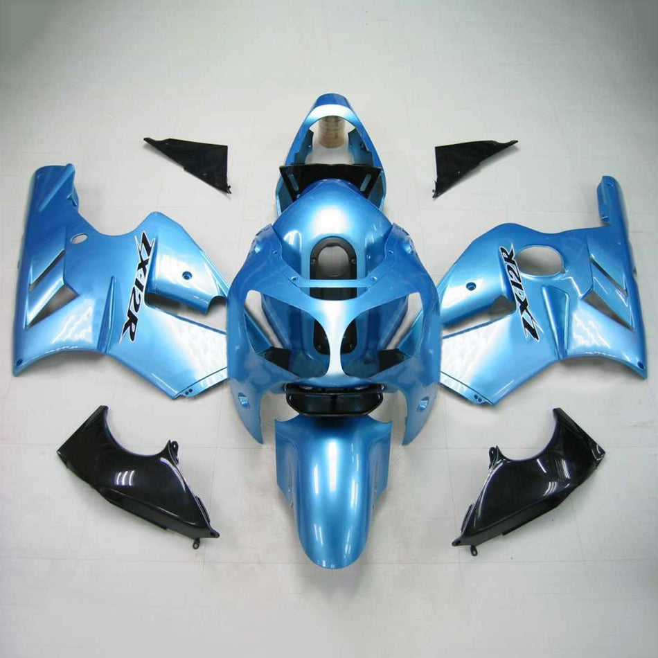 Amotopart Kawasaki 2000-2001 ZX12R Kit de carénage bleu