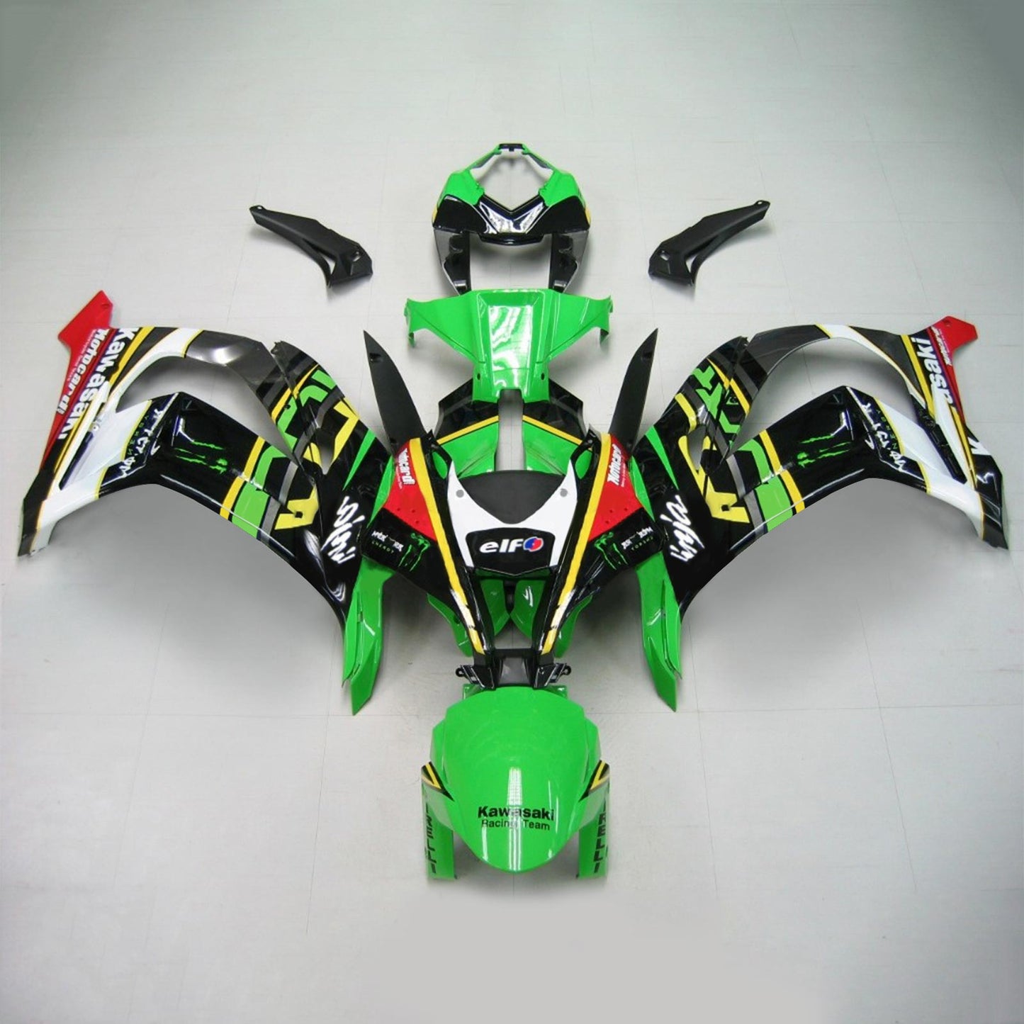 Amotopart Kawasaki ZX-10R ZX10R 2021-2022 Kit de carénage Corps ABS