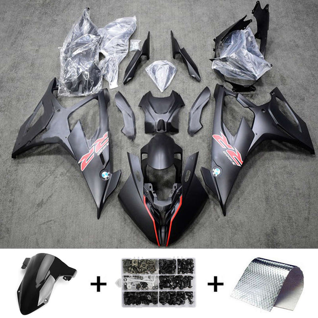 Amotopart 2019-2022 BMW S1000RR/M1000RR Black Red Line Racing Racing Kit