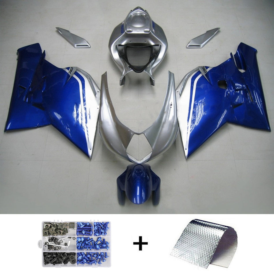 Amotopart MV Agusta 2005-2006 F4 Kit déclencheur bleu argent