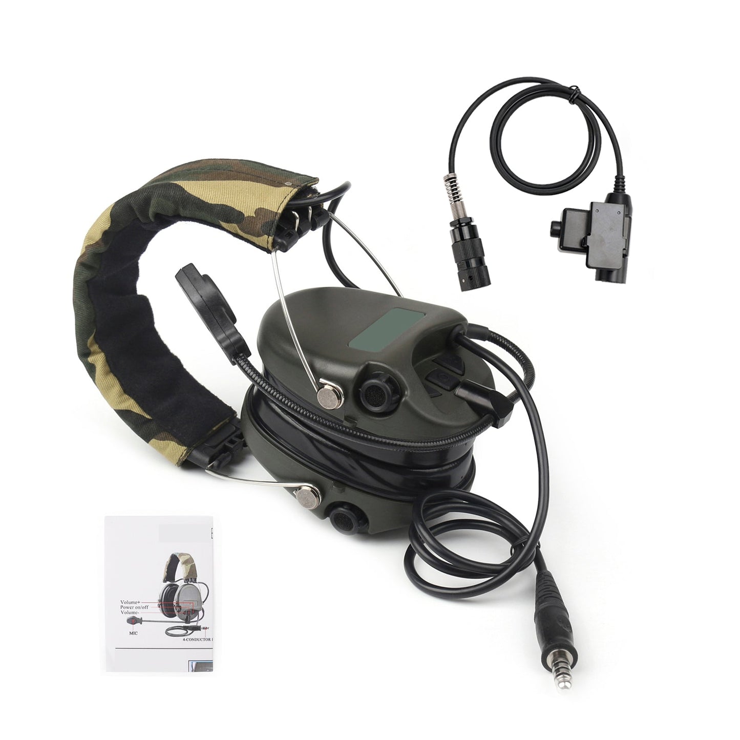 H60 Sound Pickup Noise Reduction CS Headset für AN/PRC-152 AN/PRC-148 U329 Radio