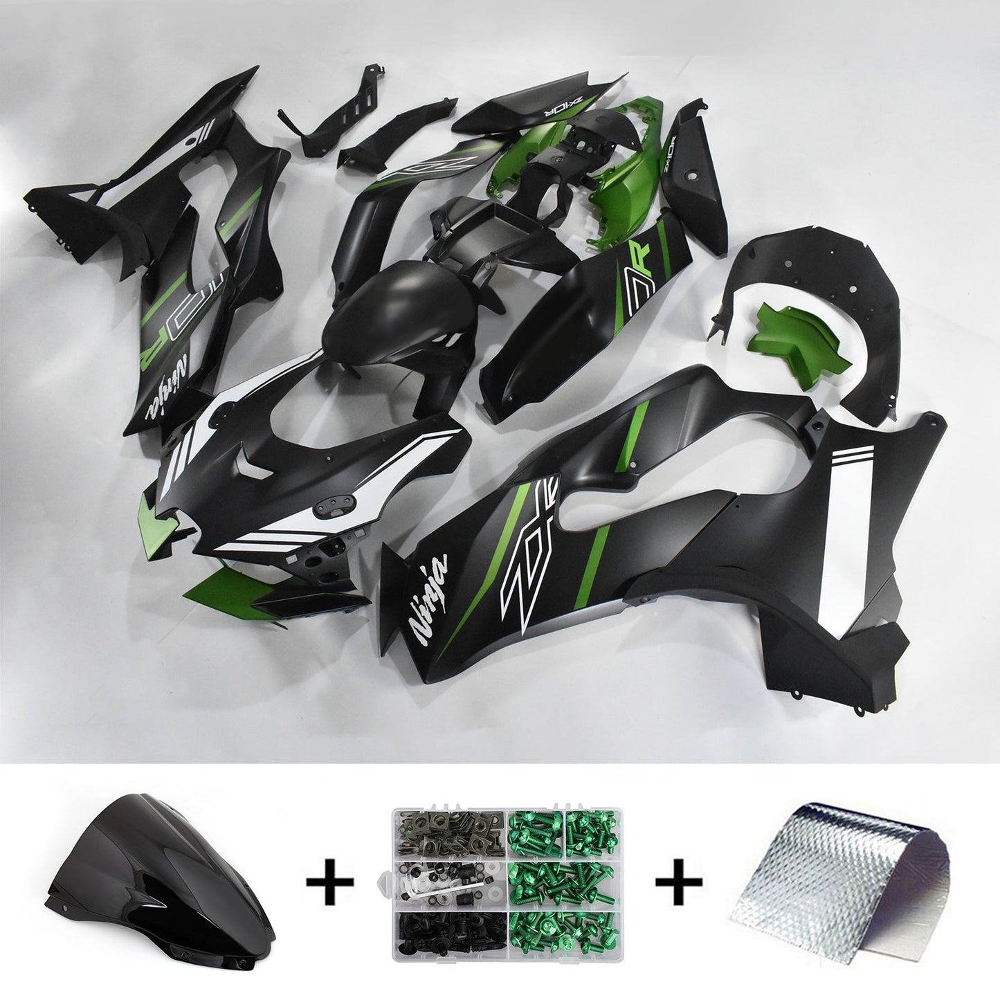 Amotopart Kawasaki ZX-10R ZX10R 2021–2023 Verkleidungsset, Karosserie, ABS