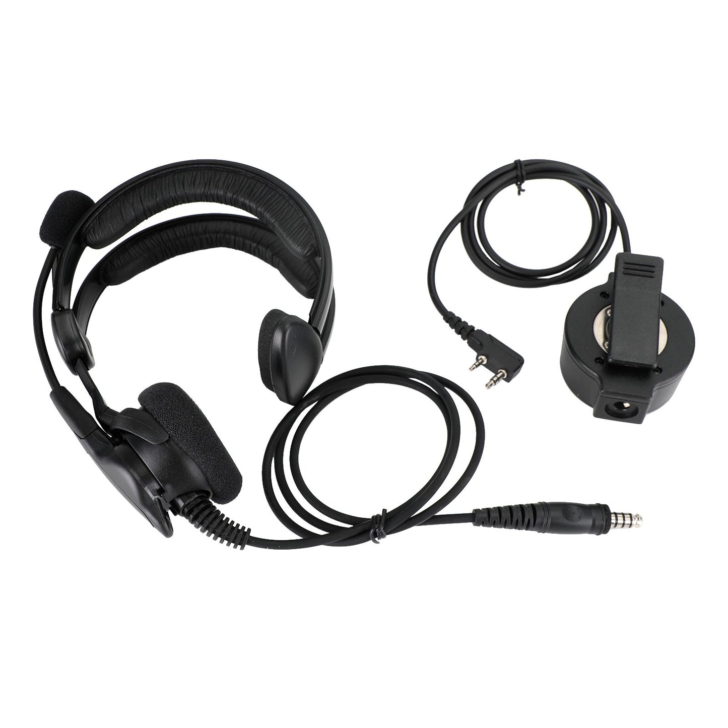 Gro?es rundes Ptt J Standard Z Taktisches Bowman C2 Headset für TH-D7 TH-F6 TH-G71