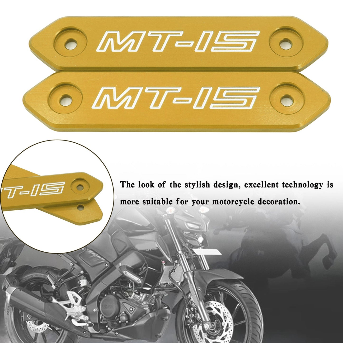 Aluminiumlegierung Accessoires Körperschutz für Yamaha MT 15 MT-15 MT15 2018-2020 Generic