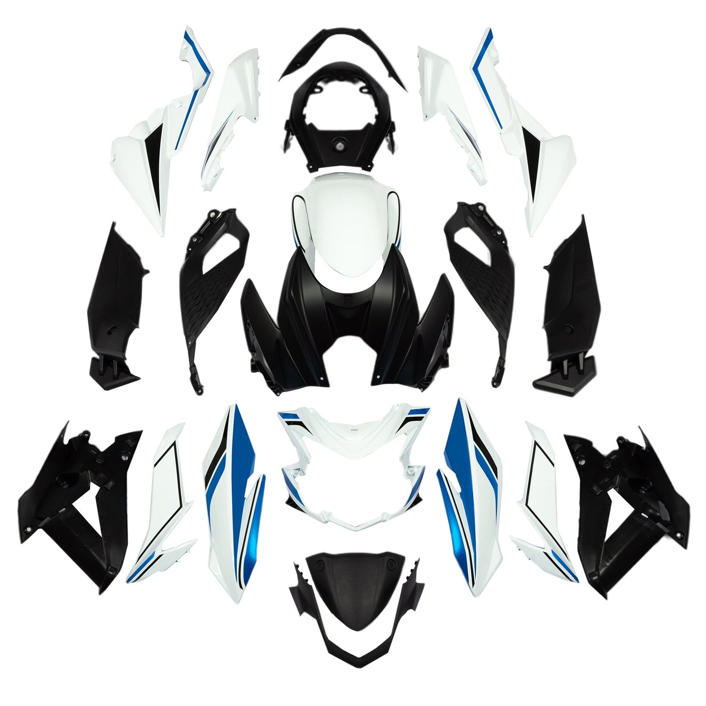 Amotopart 2017-2024 Suzuki GSXS 750 Bodywork Fairing Kit